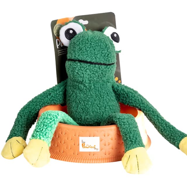 Pawfect Long Leg Frog Plush Toys